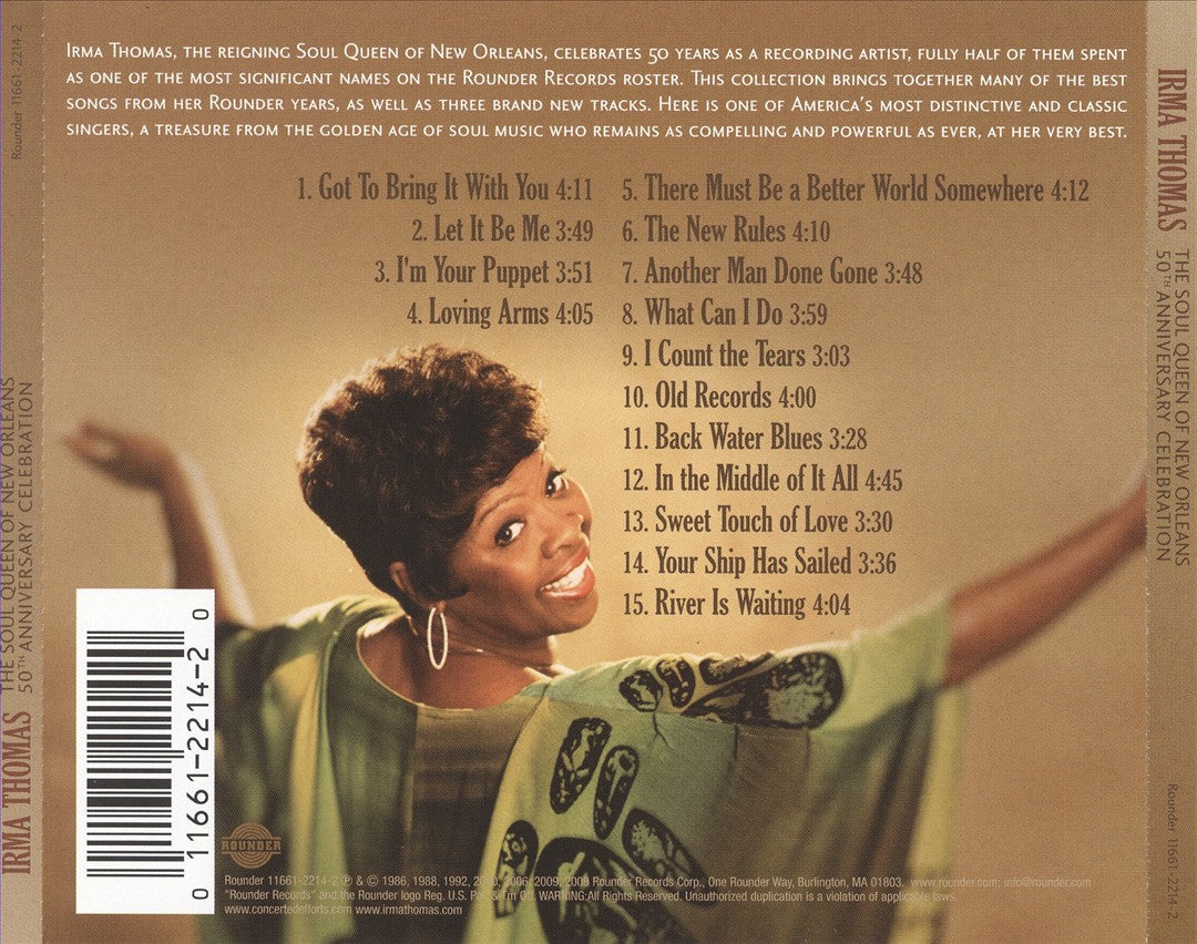 Soul Queen of New Orleans: 50th Anniversary cover art