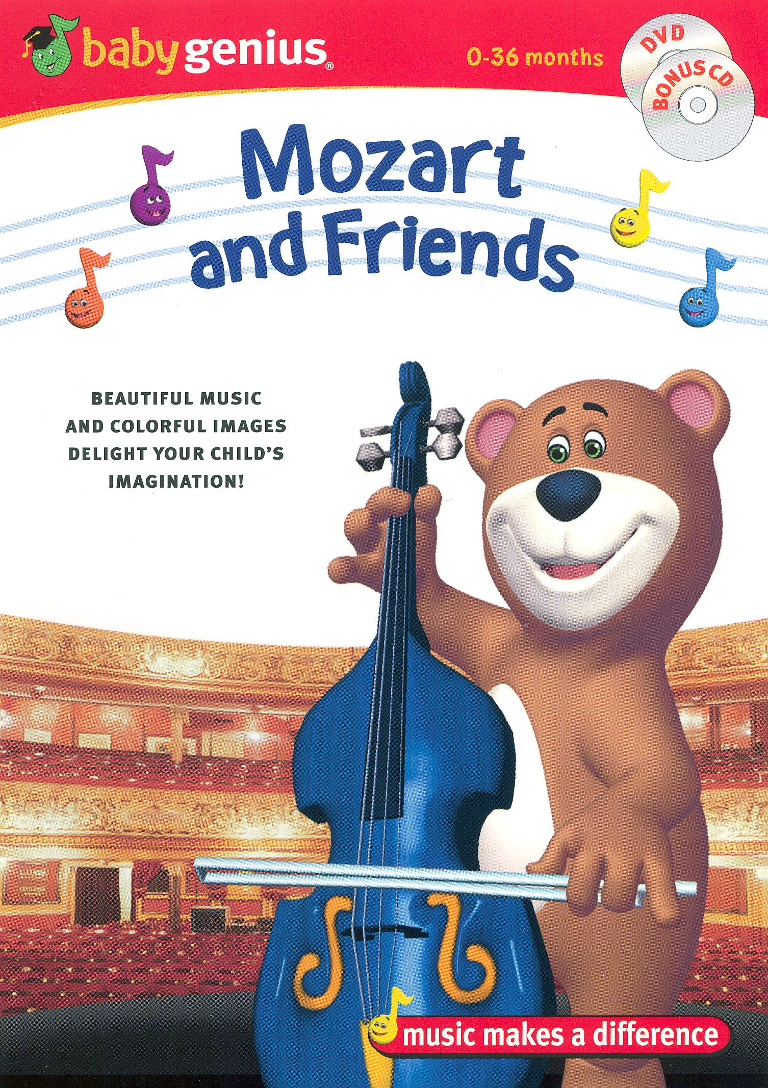 Baby Genius - Mozart & Friends W/Bonus Music Cd cover art