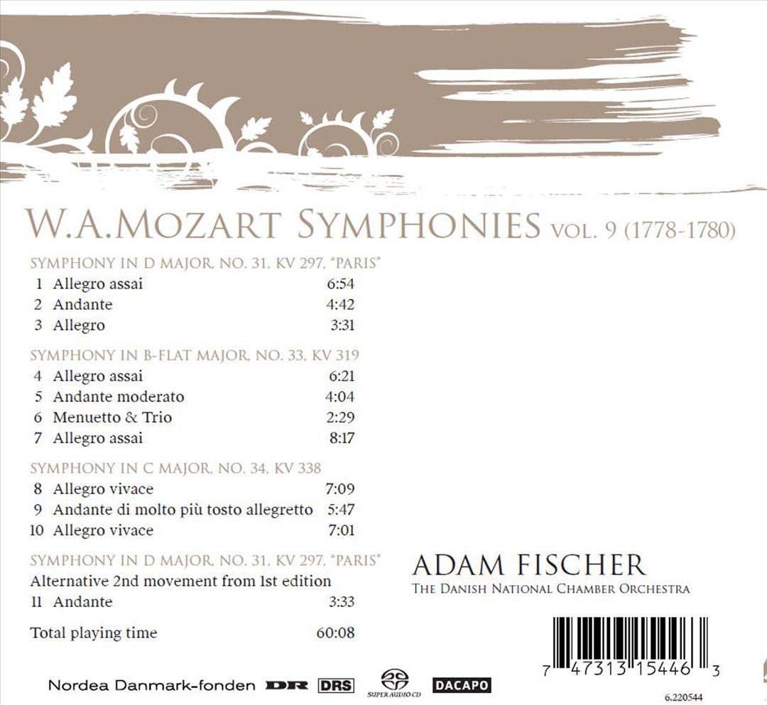 Mozart: Symphonies, Vol. 9 cover art