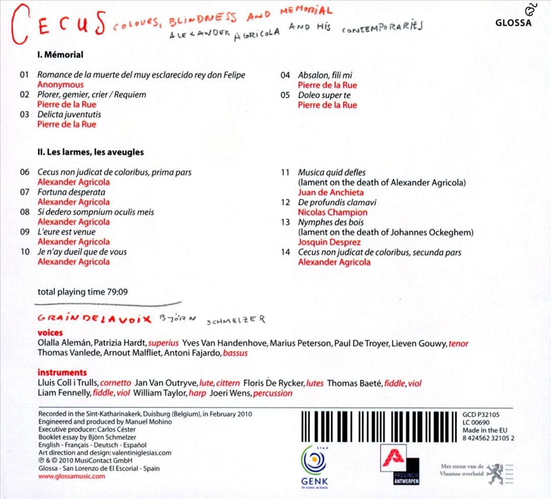 Cecus: Colours, Blindess and Memorial cover art
