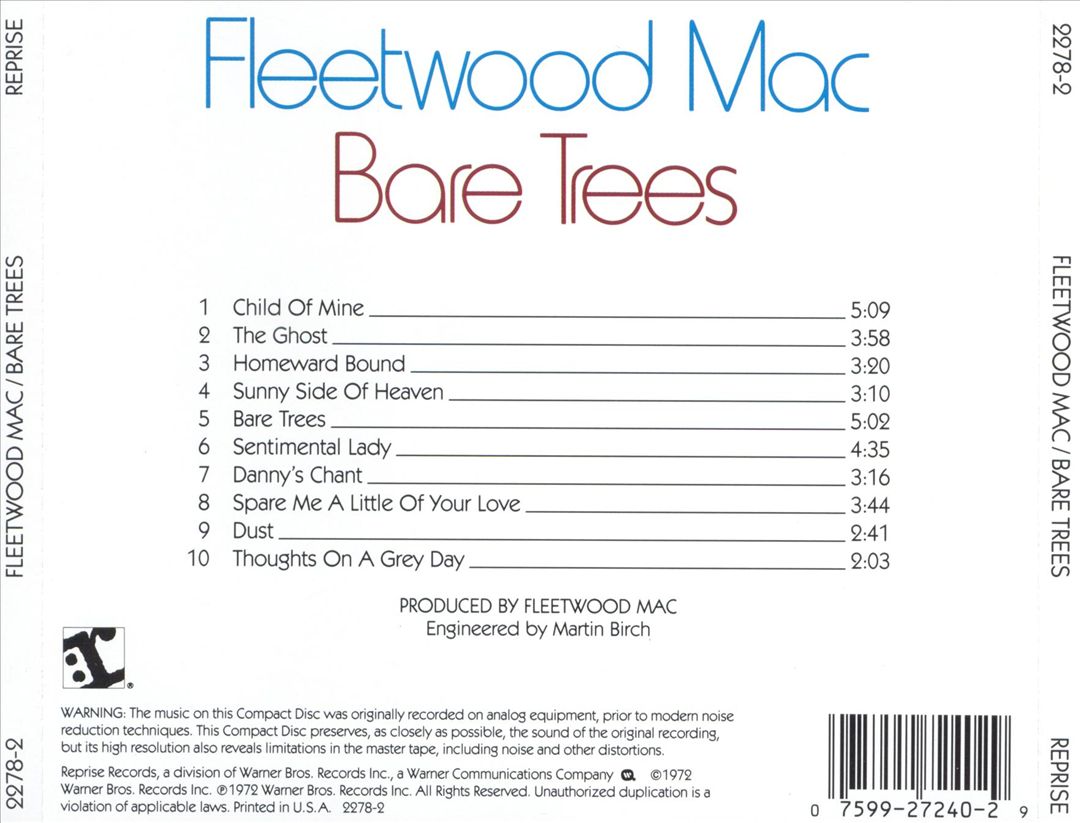 Bare Trees cover art