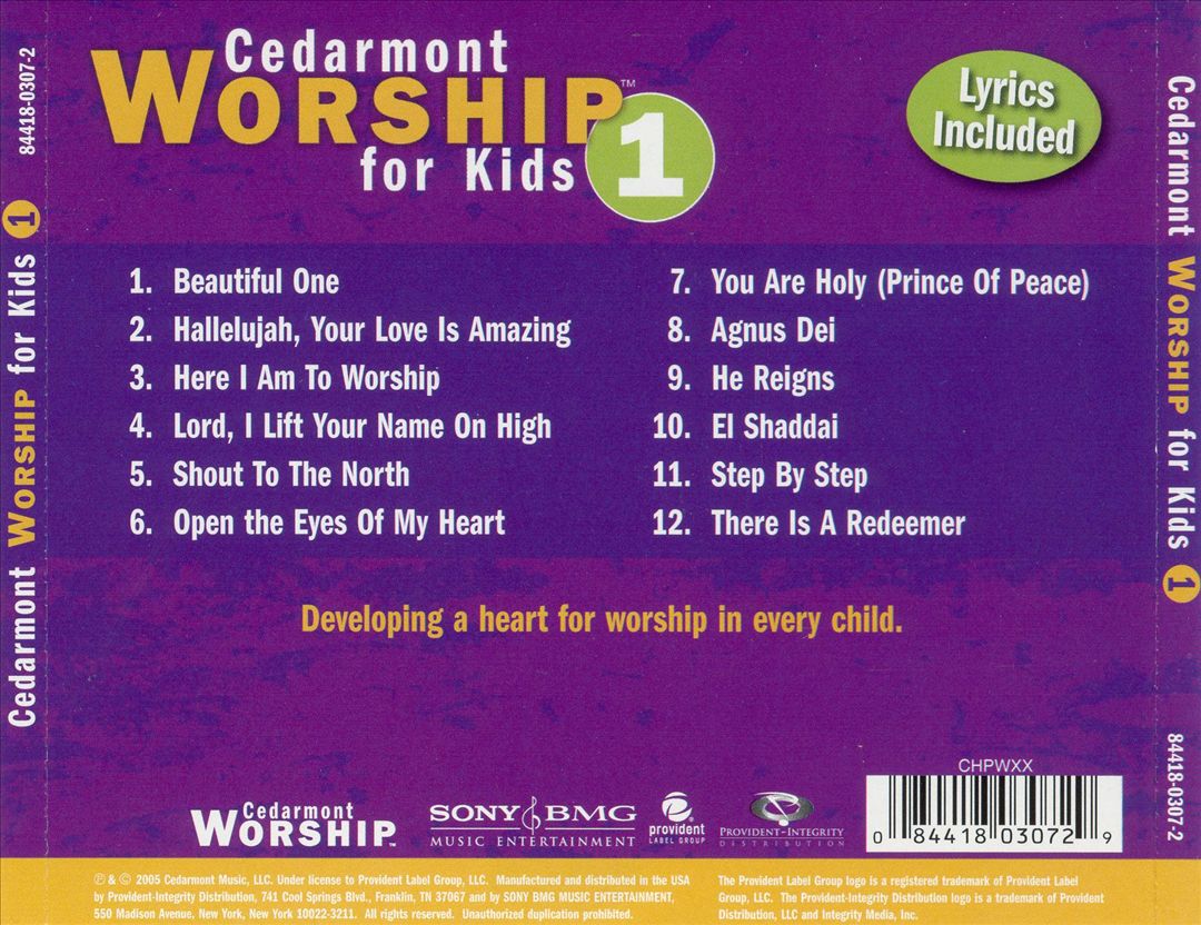 Cedarmont Worship for Kids, Vol. 1 cover art