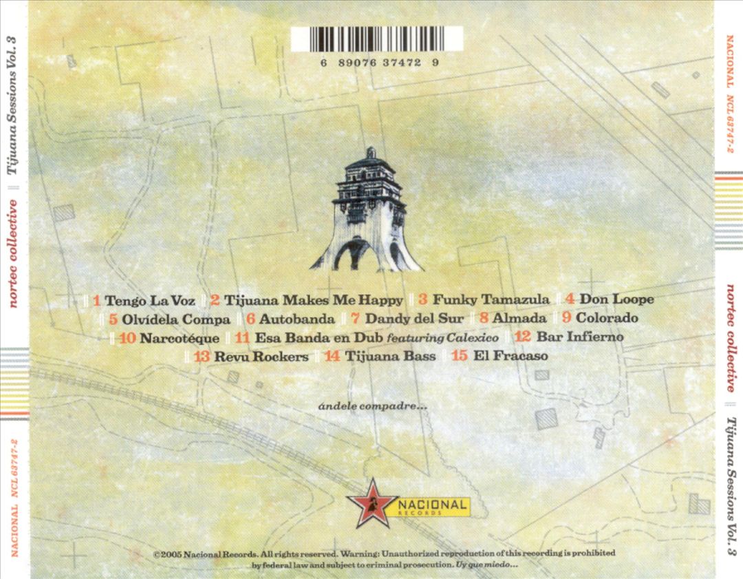 Tijuana Sessions, Vol. 3 cover art