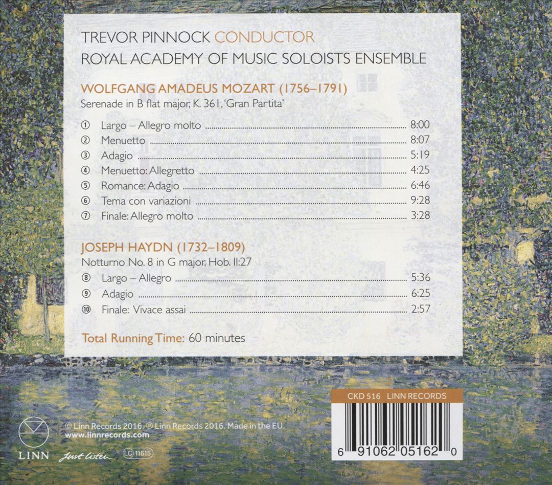 Mozart: Gran Partita cover art