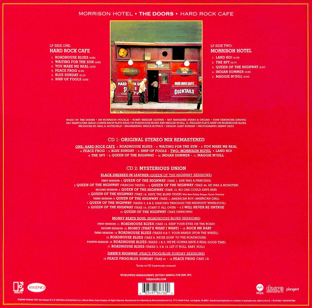 Morrison Hotel [50th Anniversary Deluxe Edition] cover art