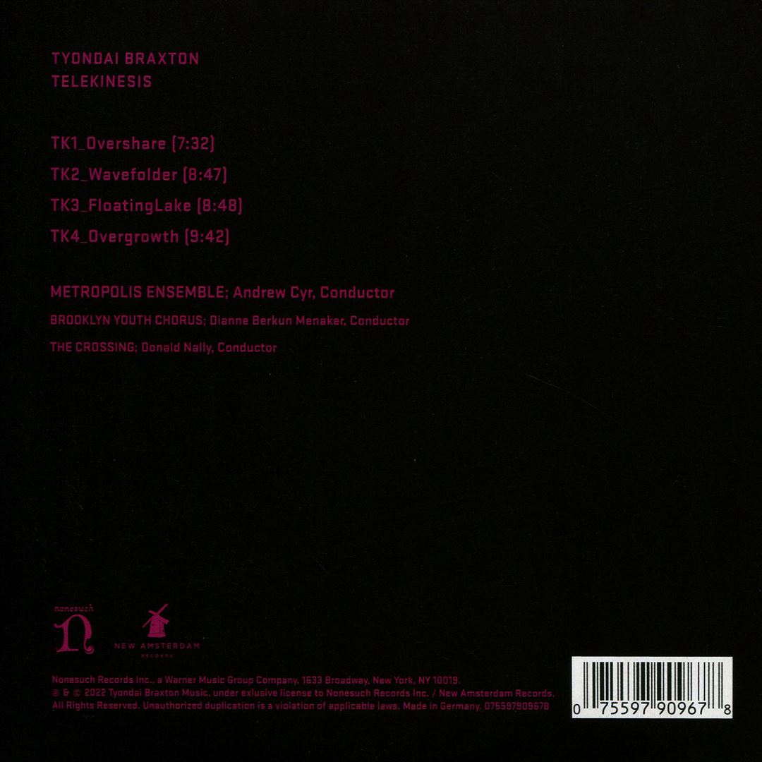 Tyondai Braxton: Telekinesis cover art