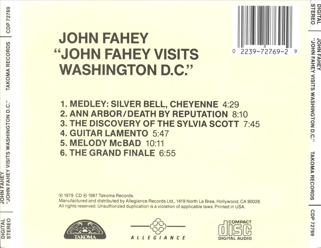 Visits Washington DC cover art