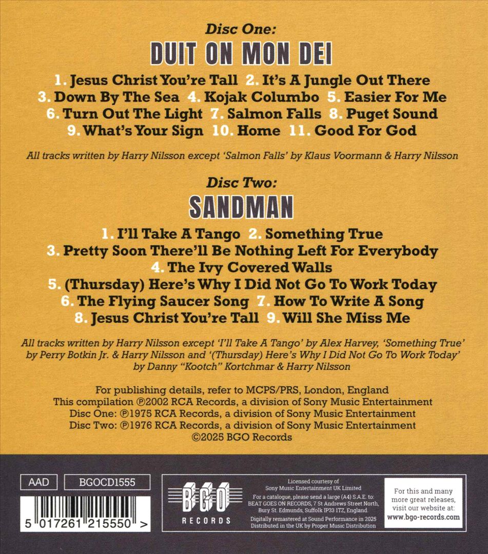Duit on Mon Dei/Sandman cover art