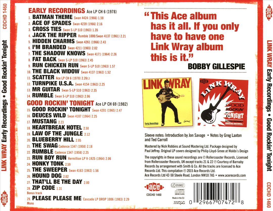 Early Recordings/Good Rockin' Tonight cover art