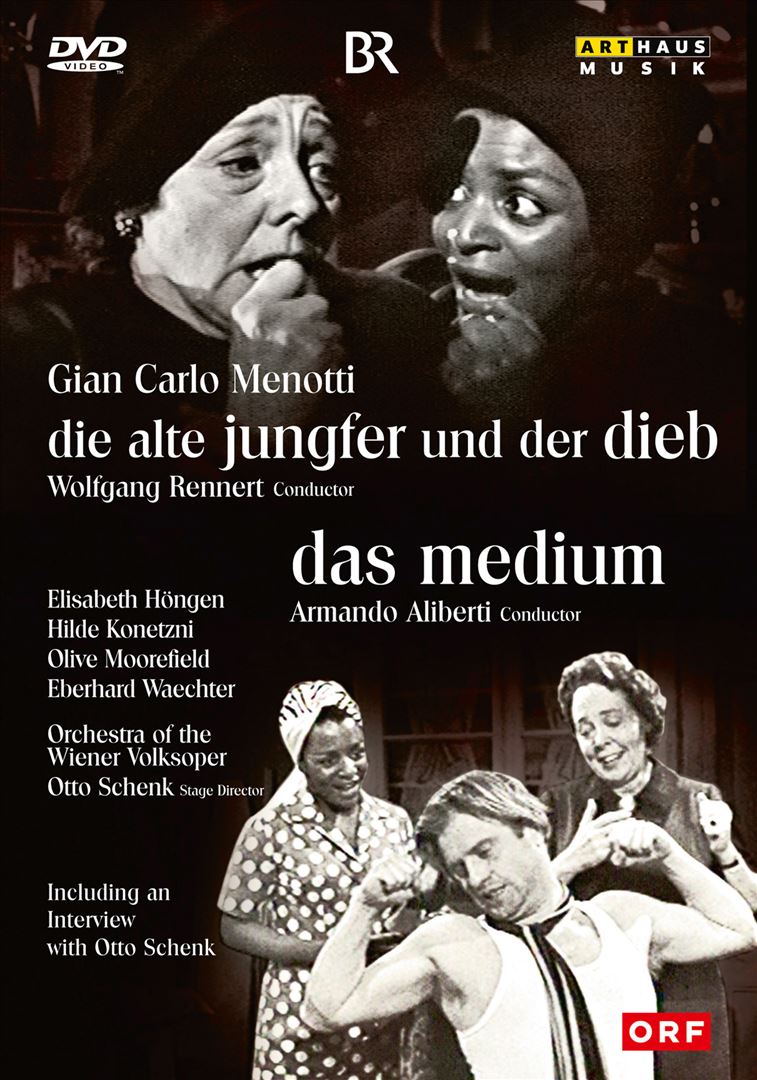 Gian Carlo Menotti: Die alte Jungfer und der Dieb; Das Medium [Video] cover art