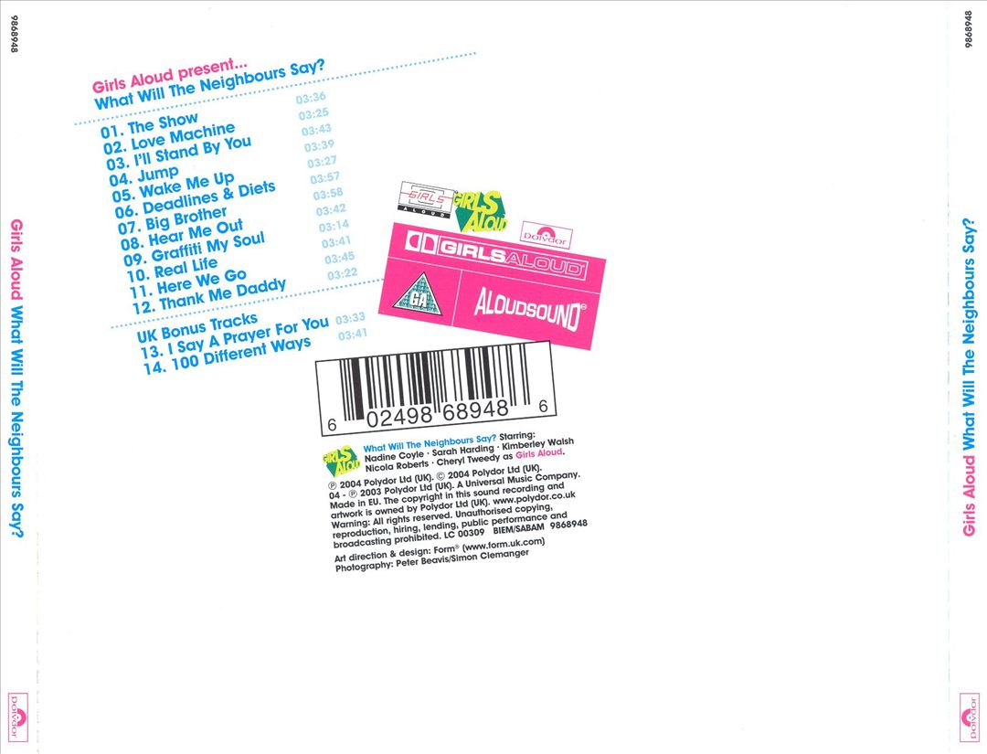 What Will the Neighbours Say? [Bonus Tracks] cover art