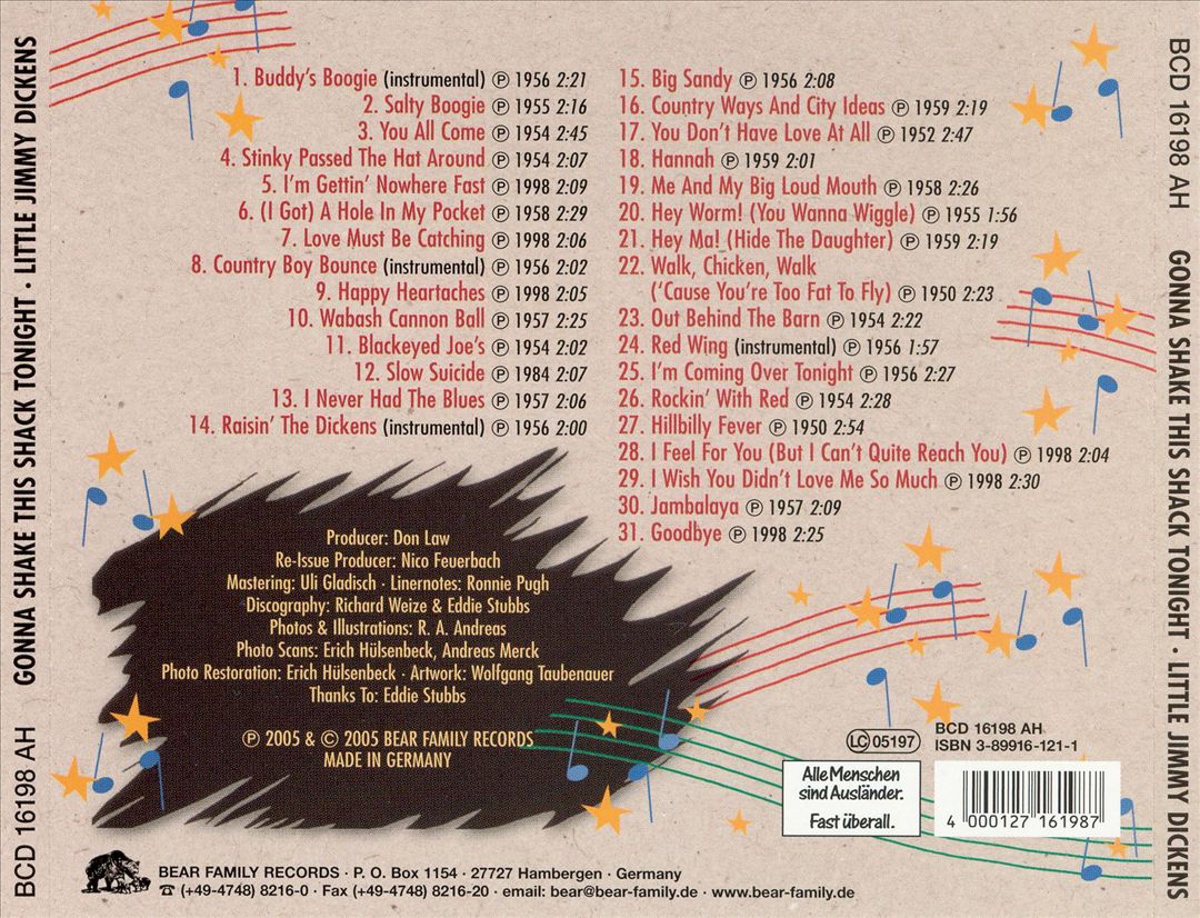 Gonna Shake This Shack Tonight cover art