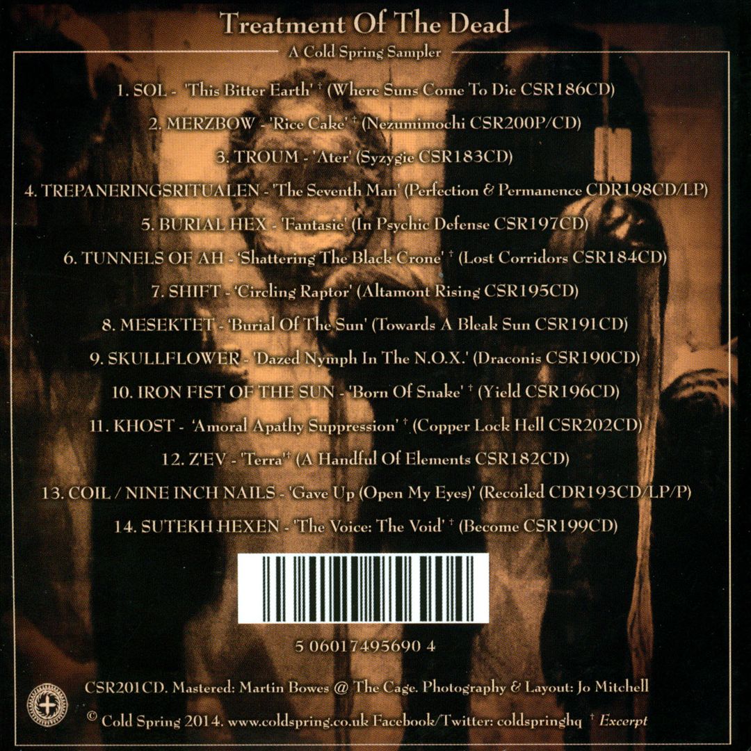 Treatment of the Dead: A Cold Spring Sampler cover art