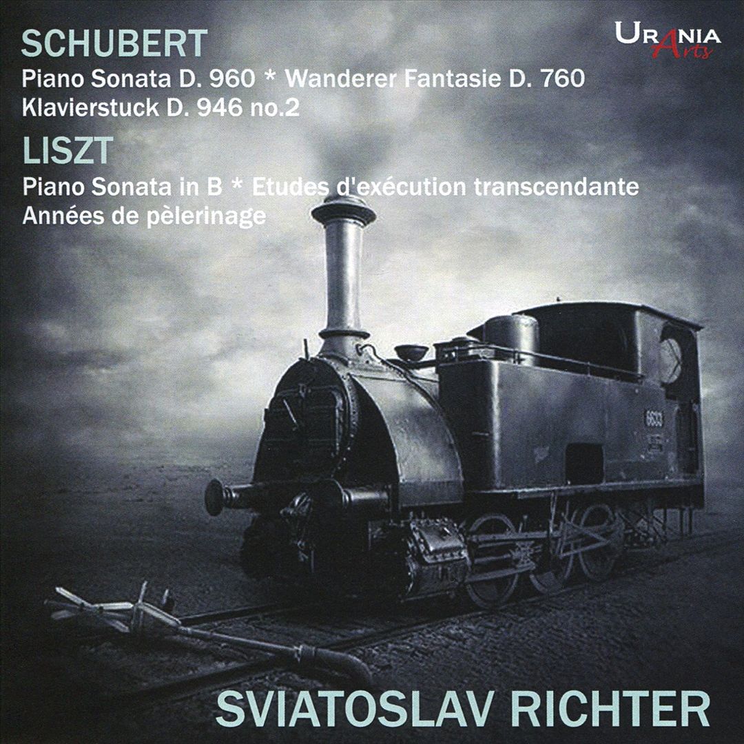 Schubert: Piano Sonata D. 960; Wanderer Fantasie D. 760; Klavierstuck D. 946 no. 2; Liszt: Piano Sonata in B; Etudes d'exécution transcendante; Années de Pèlerinage cover art