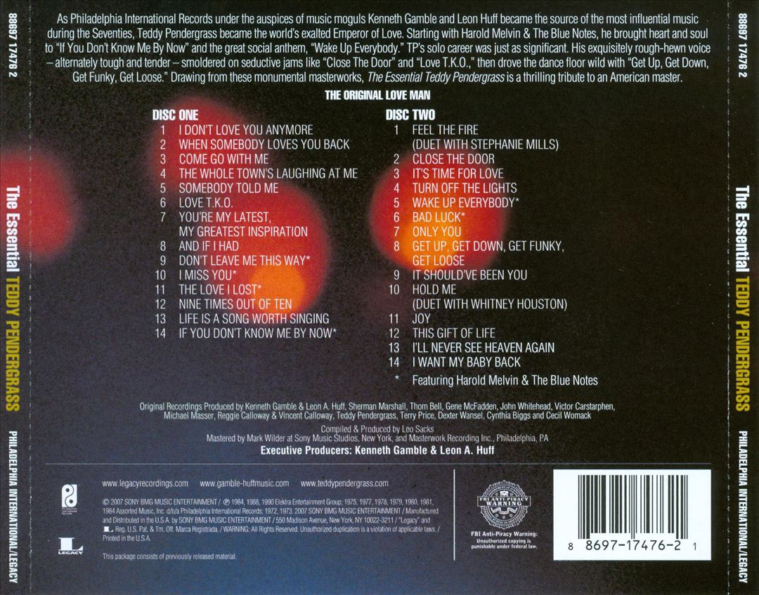 Essential Teddy Pendergrass cover art