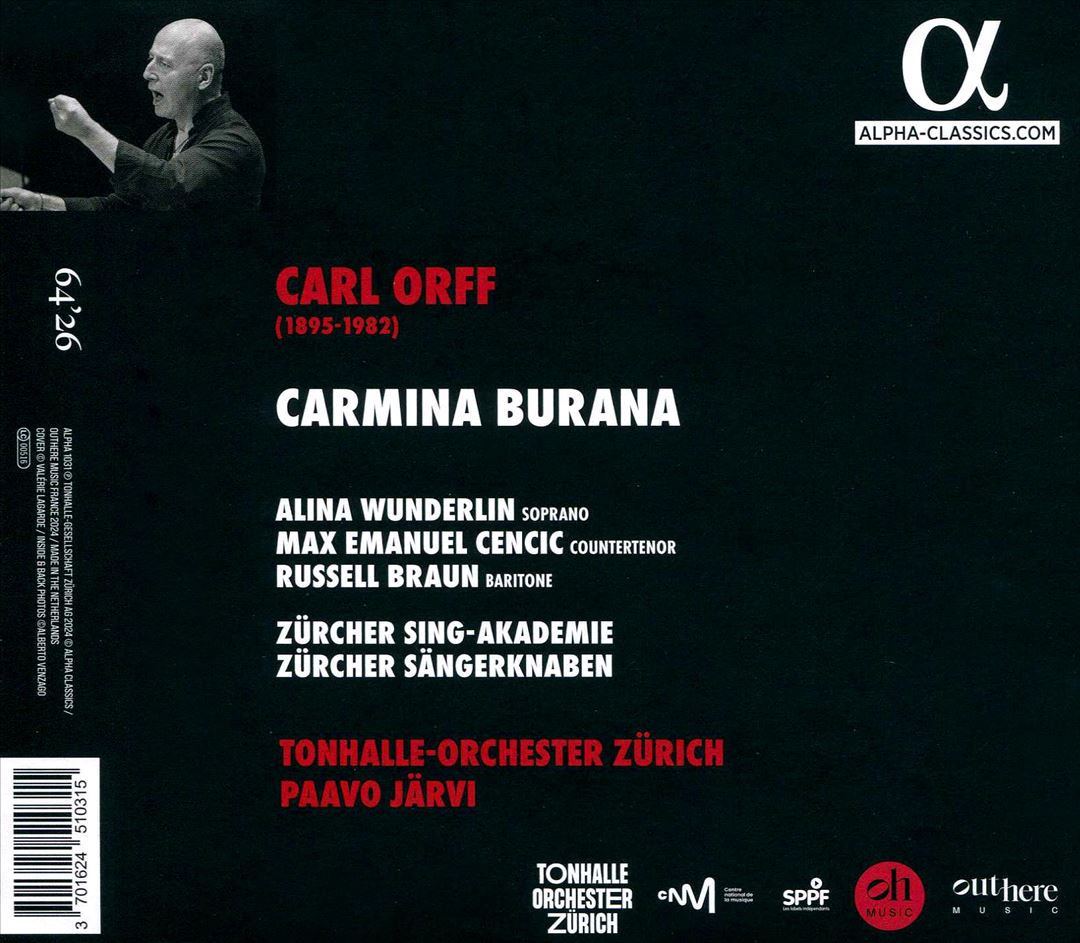 Carlo Orff: Carmina Burana cover art