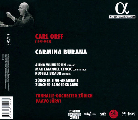 Carlo Orff: Carmina Burana cover art