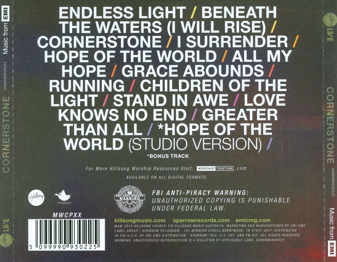 Cornerstone cover art