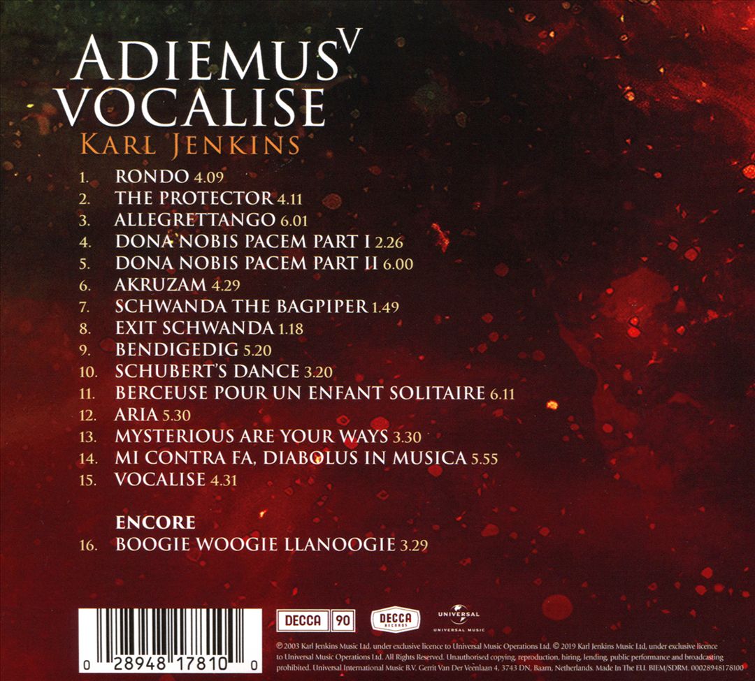 Adiemus V: Vocalise cover art