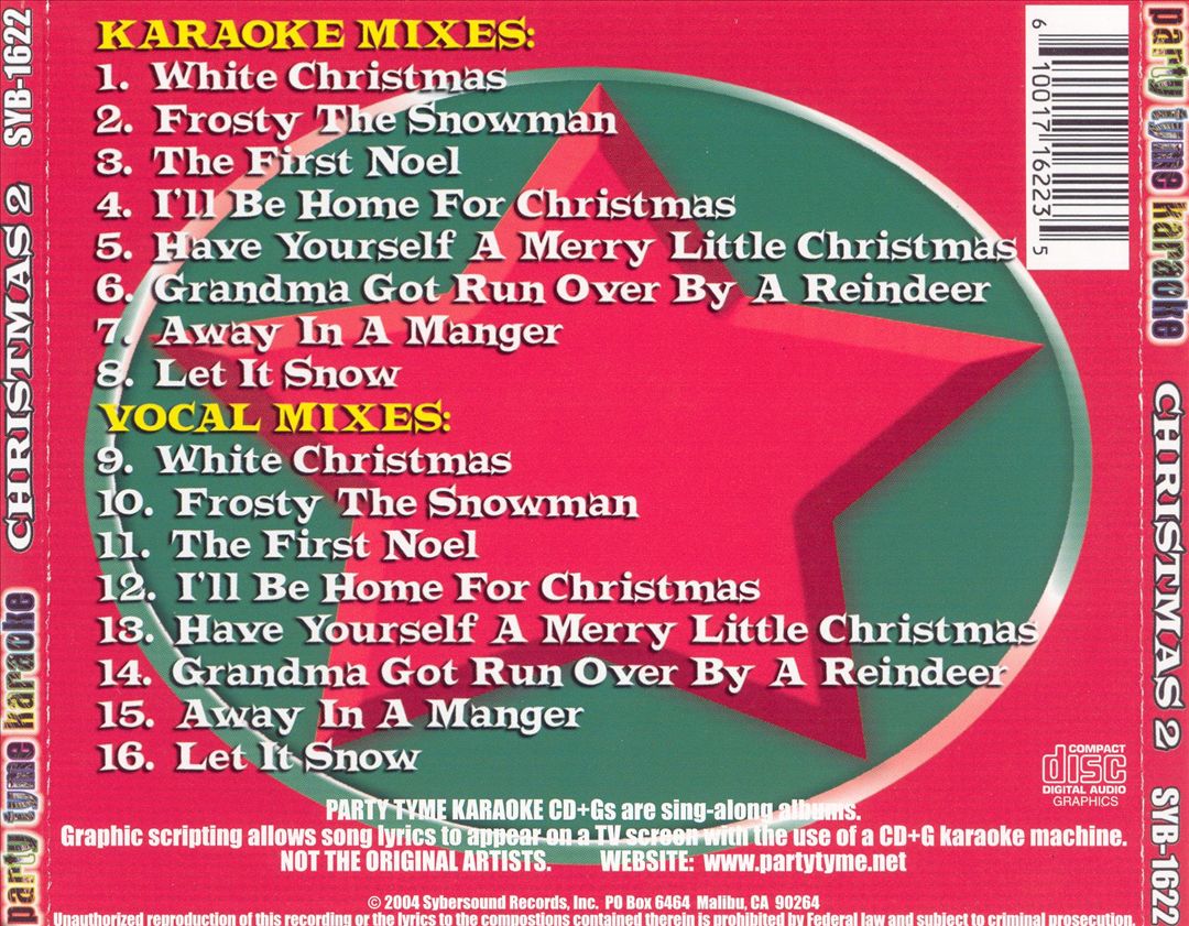 Party Tyme Karaoke: Christmas, Vol. 2 cover art