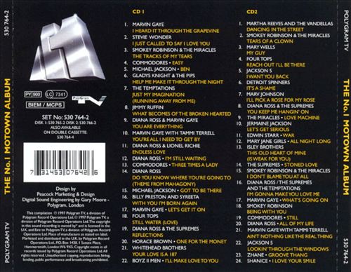Number One Motown cover art