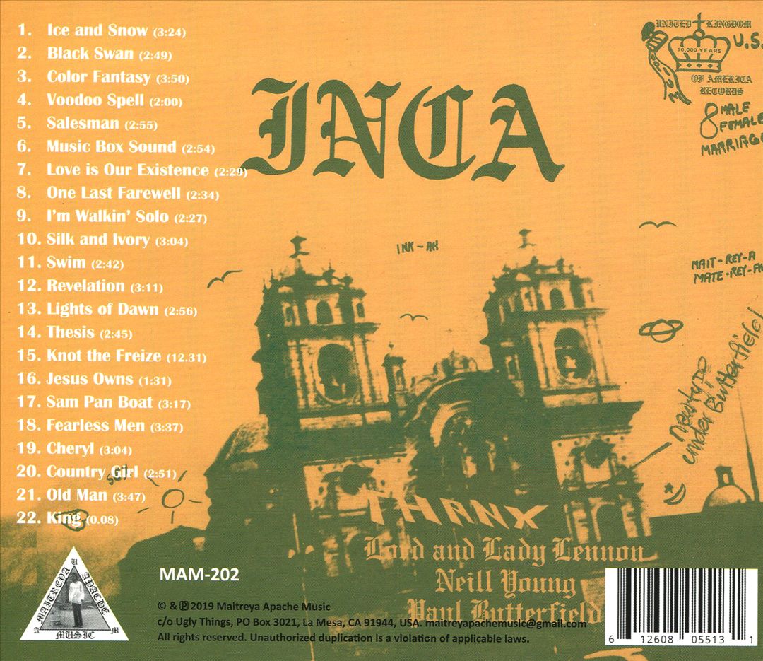 Apache/Inca cover art