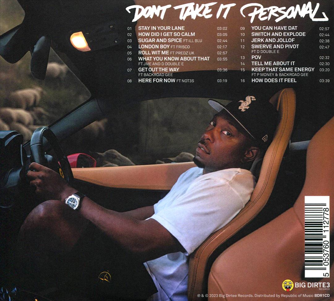 Don't Take It Personal cover art