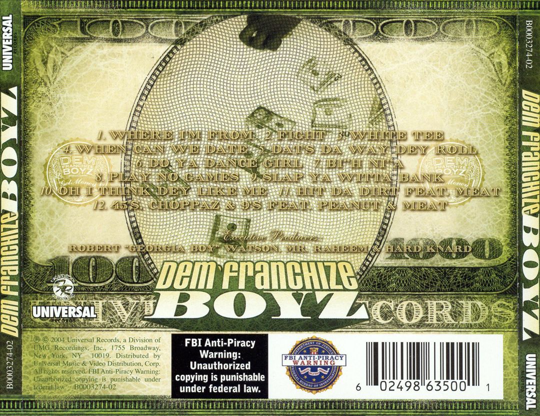 Dem Franchize Boyz cover art