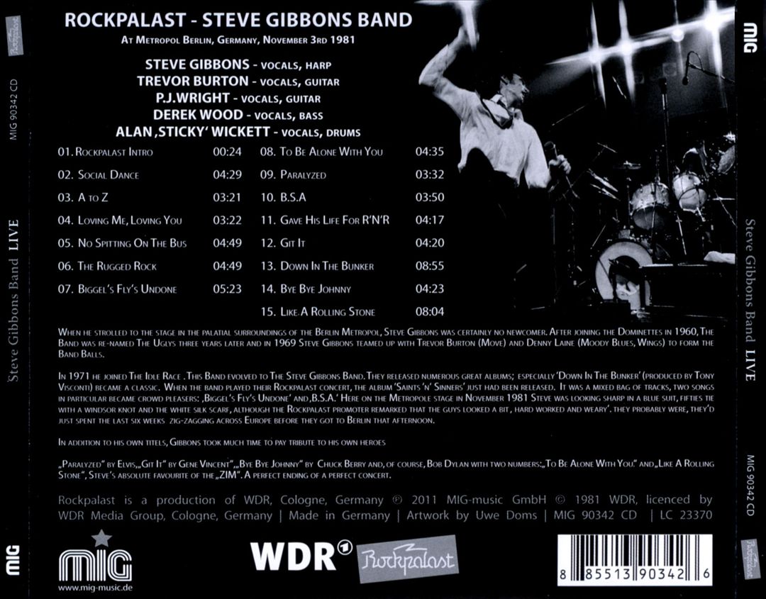 Live at Rockpalast cover art