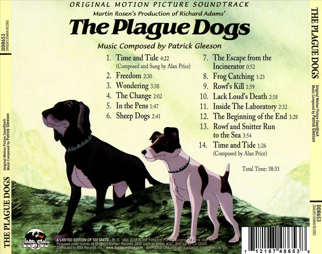 The Plague Dogs: Original Motion Picture Soundtrack cover art