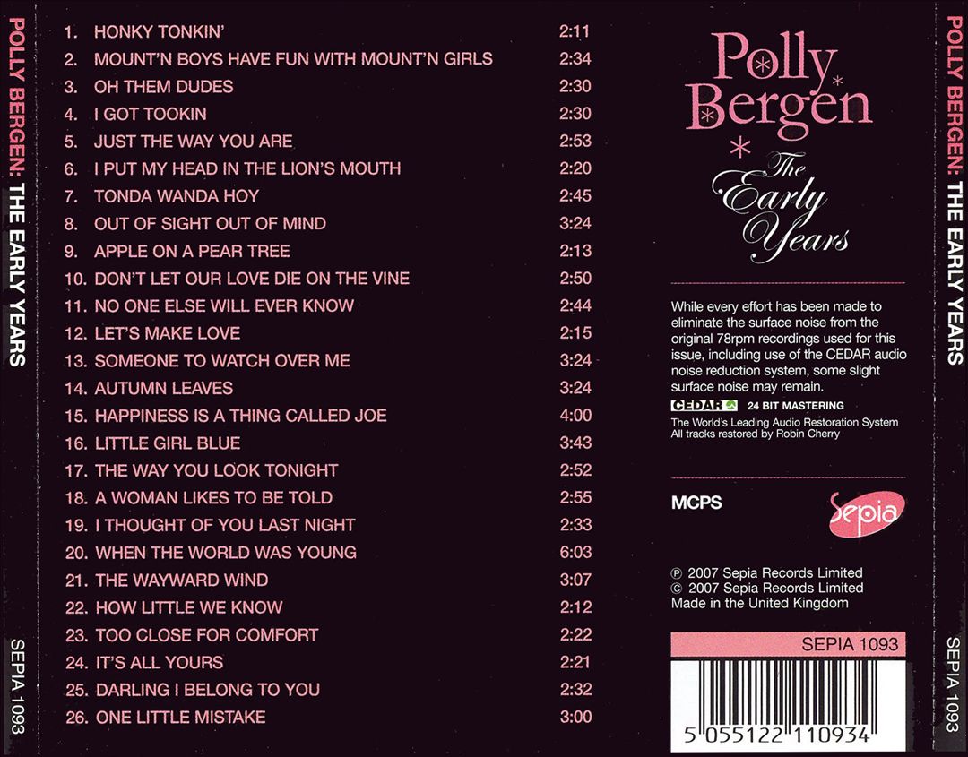 Early Years cover art