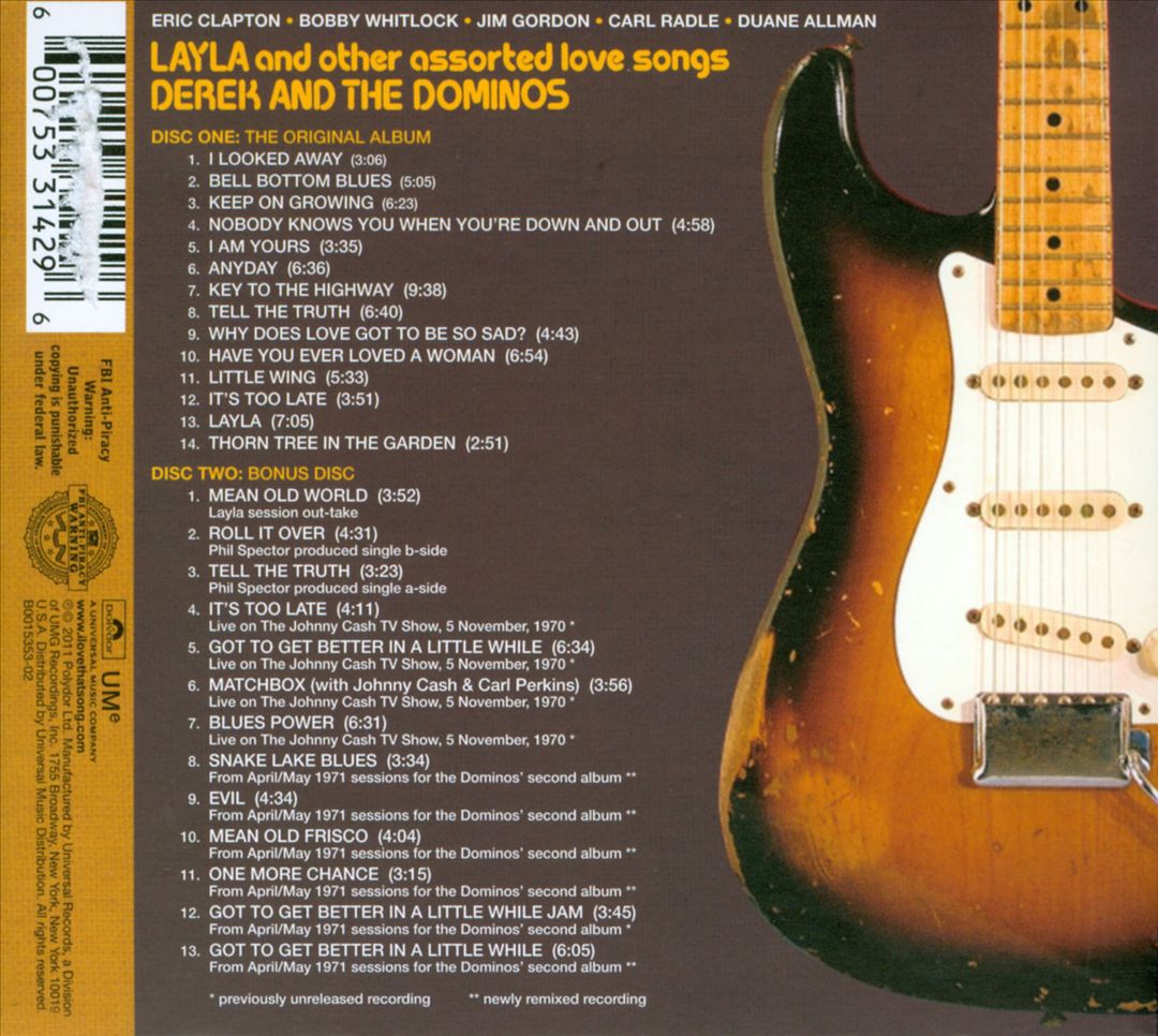 Layla and Other Assorted Love Songs [Bonus Disc] cover art
