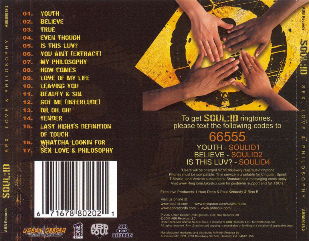 Sex, Love & Philosophy cover art