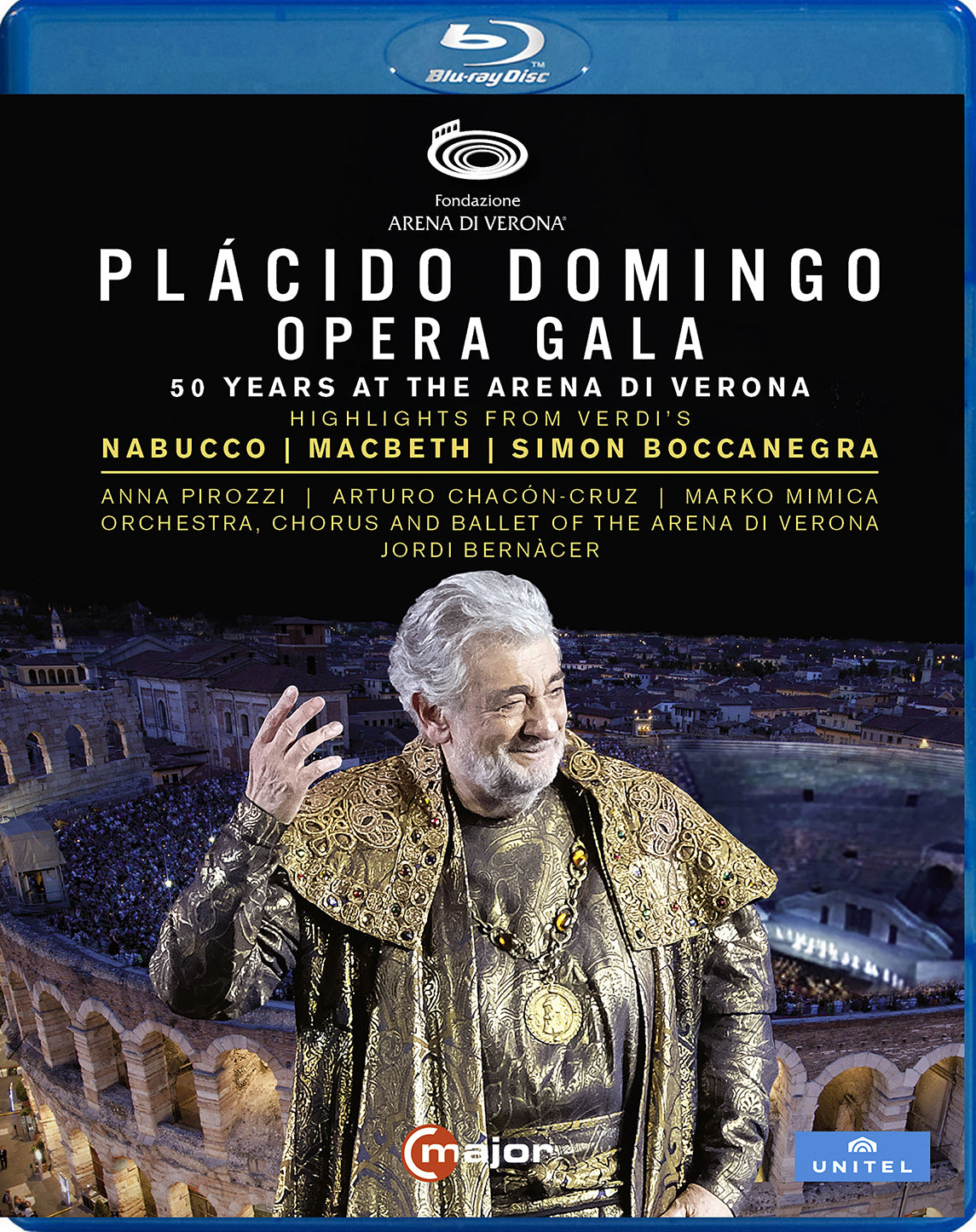 Plácido Domigo Opera Gala: 50 Years at the Arena di Verona [Video] cover art