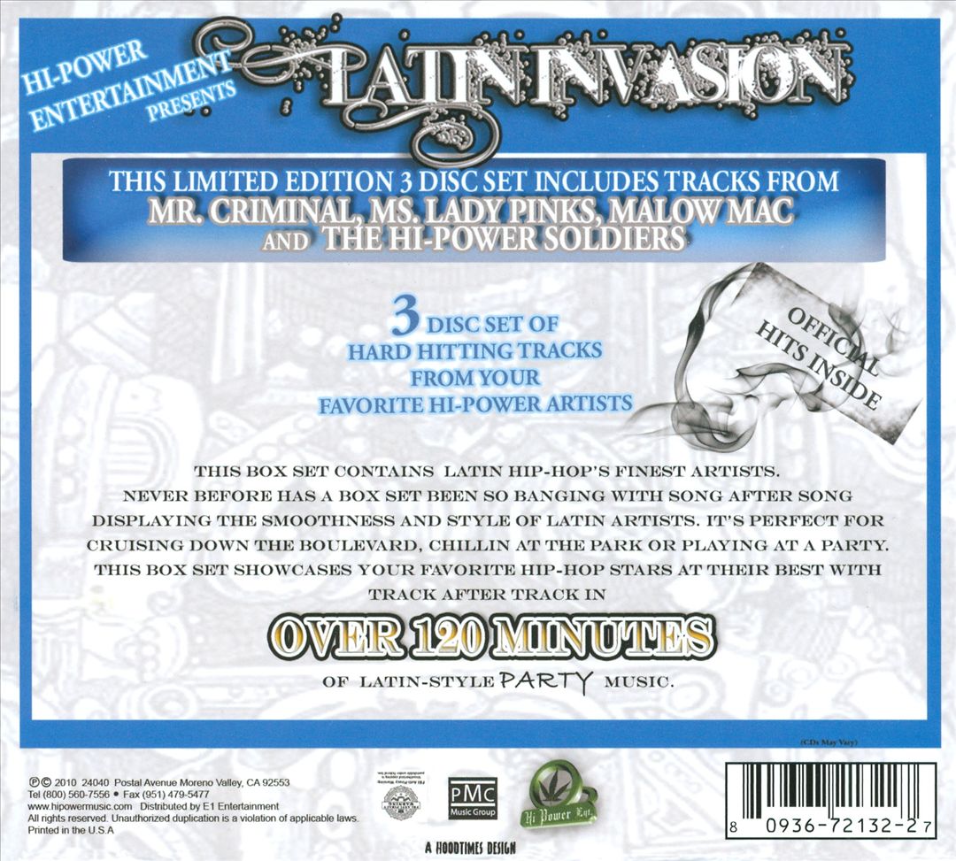 HiPower Entertainment Presents: Latin Invasion cover art