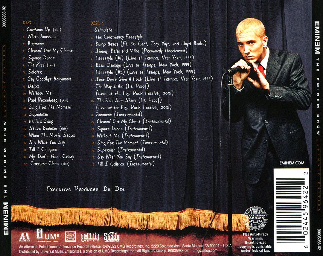 The Eminem Show [Deluxe Edition] cover art