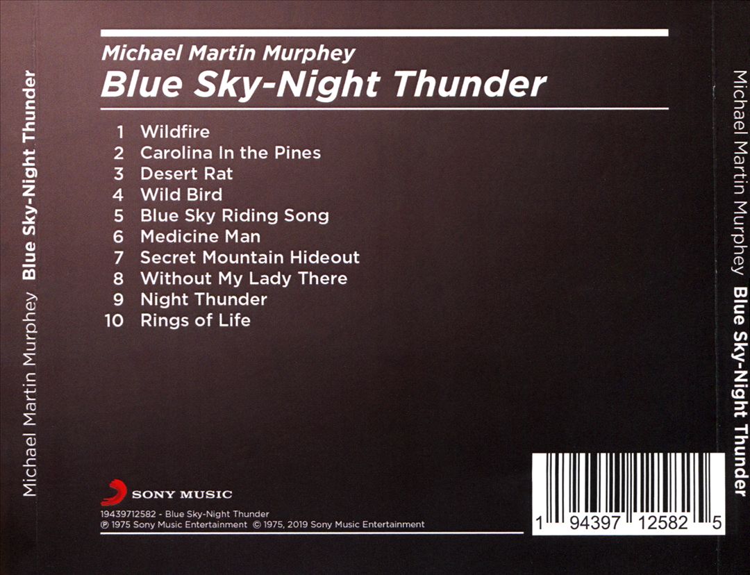 Blue Sky - Night Thunder cover art