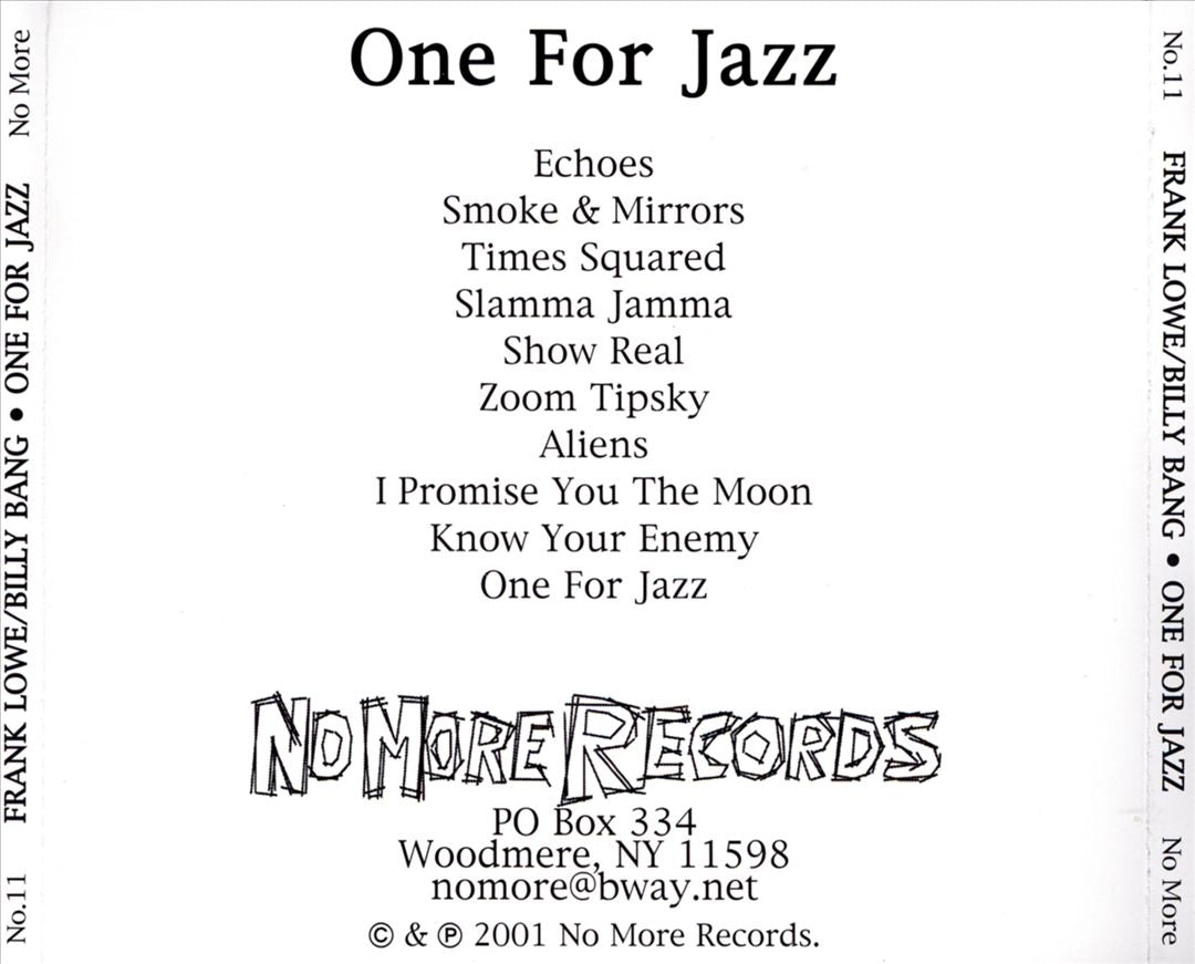 One For Jazz cover art