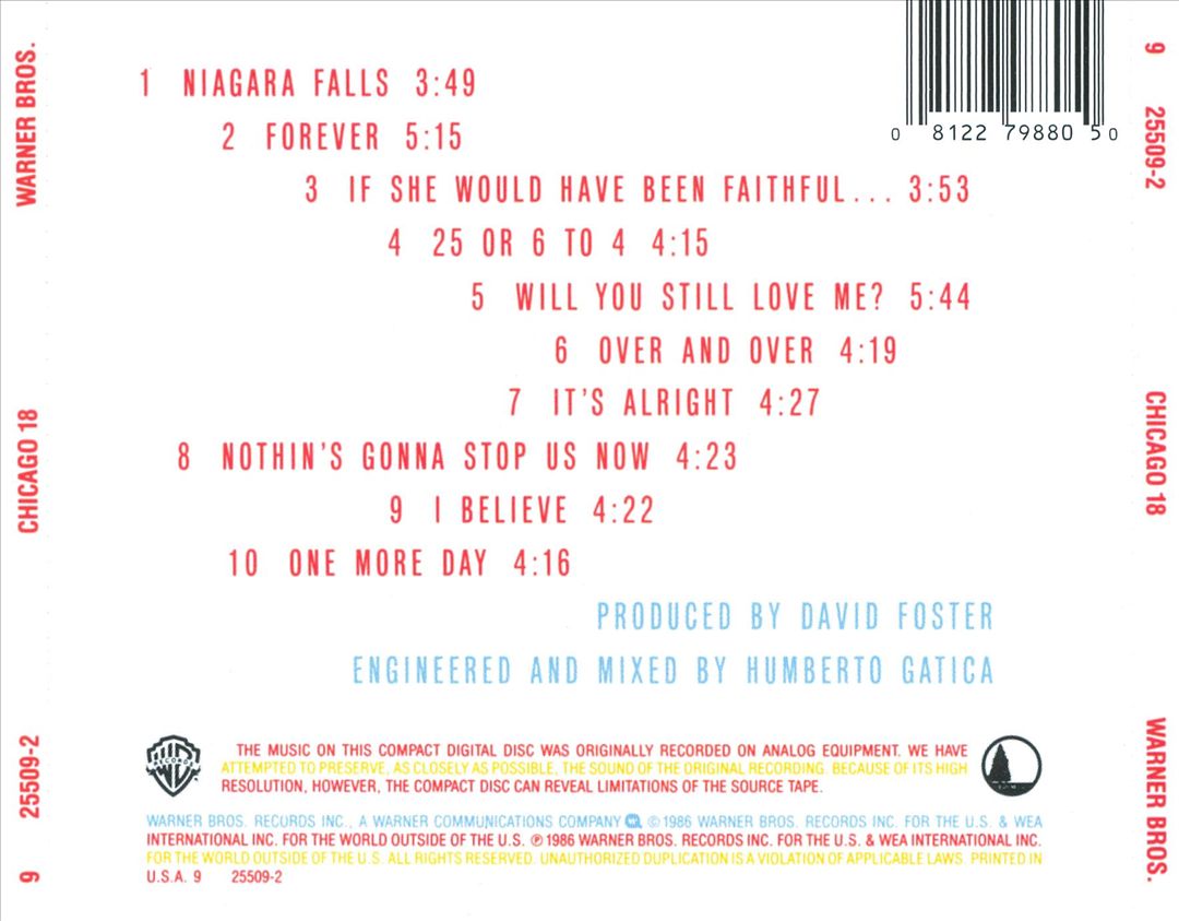 Chicago 18 cover art