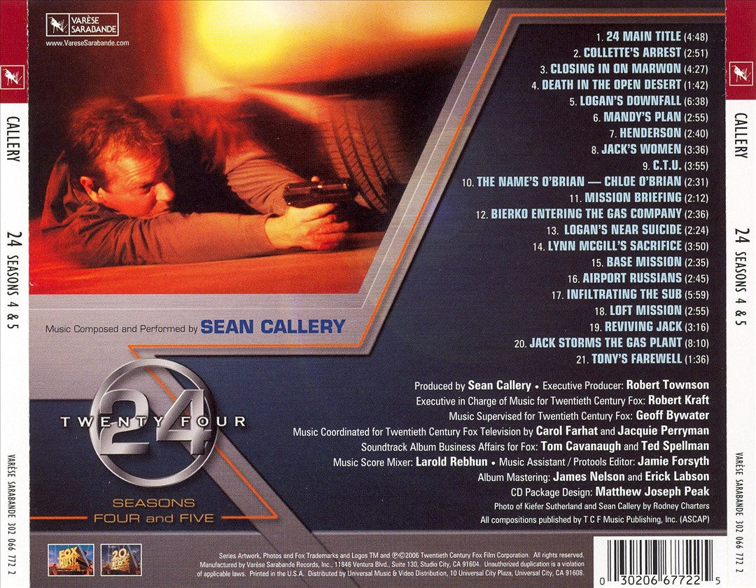 24: Seasons 4 & 5 [Original Television Soundtrack] cover art