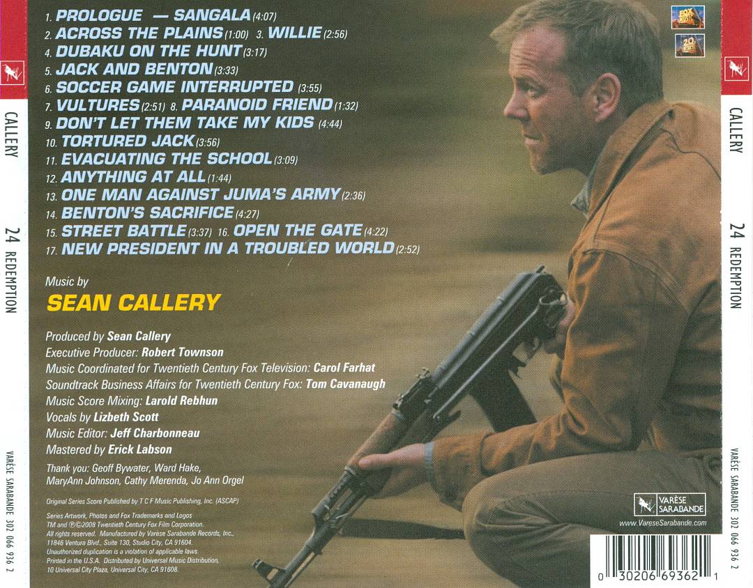 24: Redemption [Original Television Soundtrack] cover art