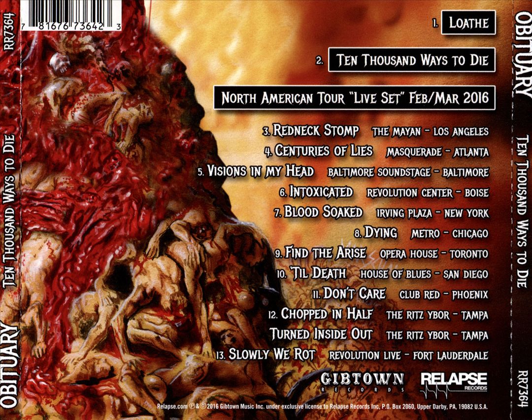 Ten Thousand Ways to Die cover art