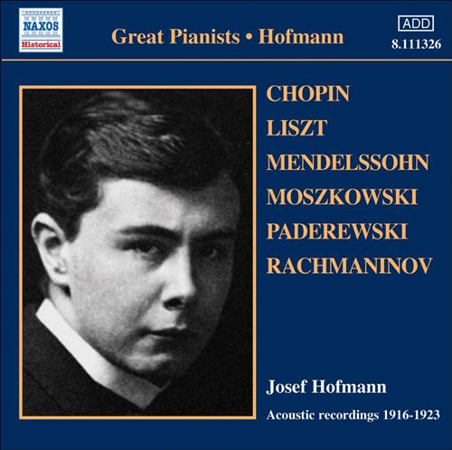 Josef Hoffman: Acoustic Record cover art