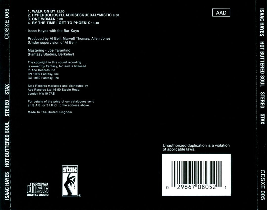 Hot Buttered Soul cover art