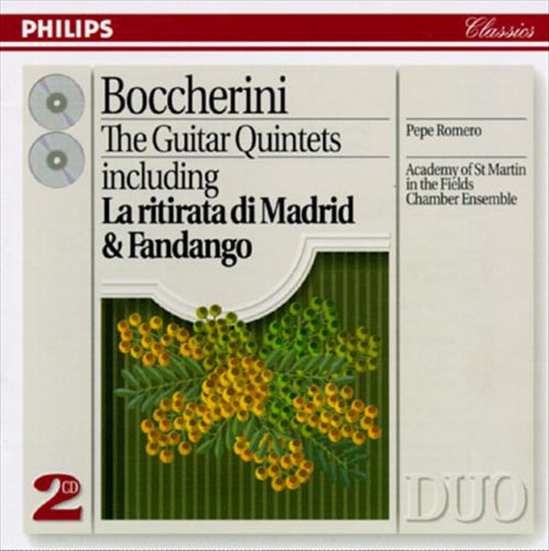 Boccherini: The Guitar Quintets Including La Ritirata di Madrid & Fandango cover art