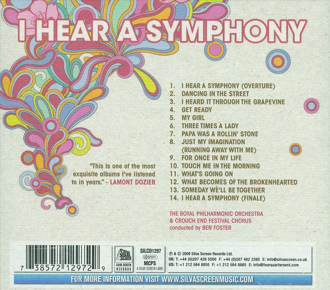 I Hear a Symphony: The Royal Philharmonic Orchestra Perform The Classic Hits of Motown cover art