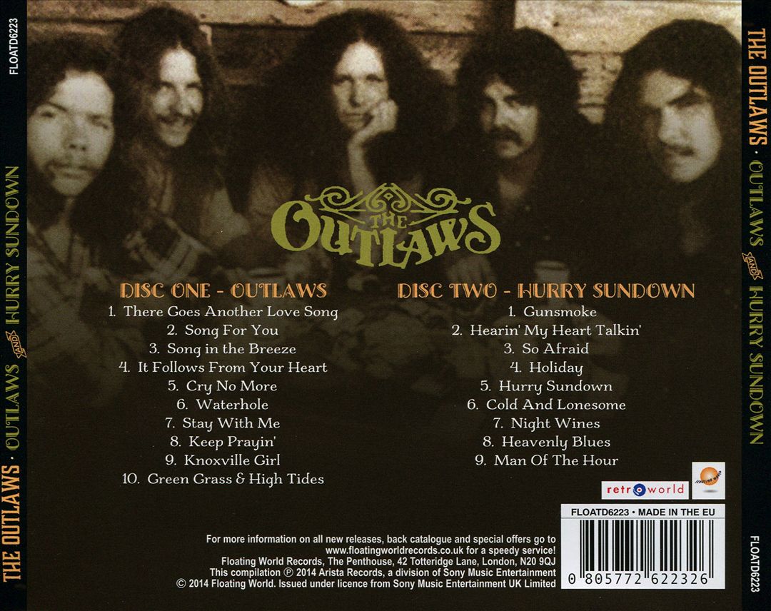 Outlaws C/W Harry Sundown cover art