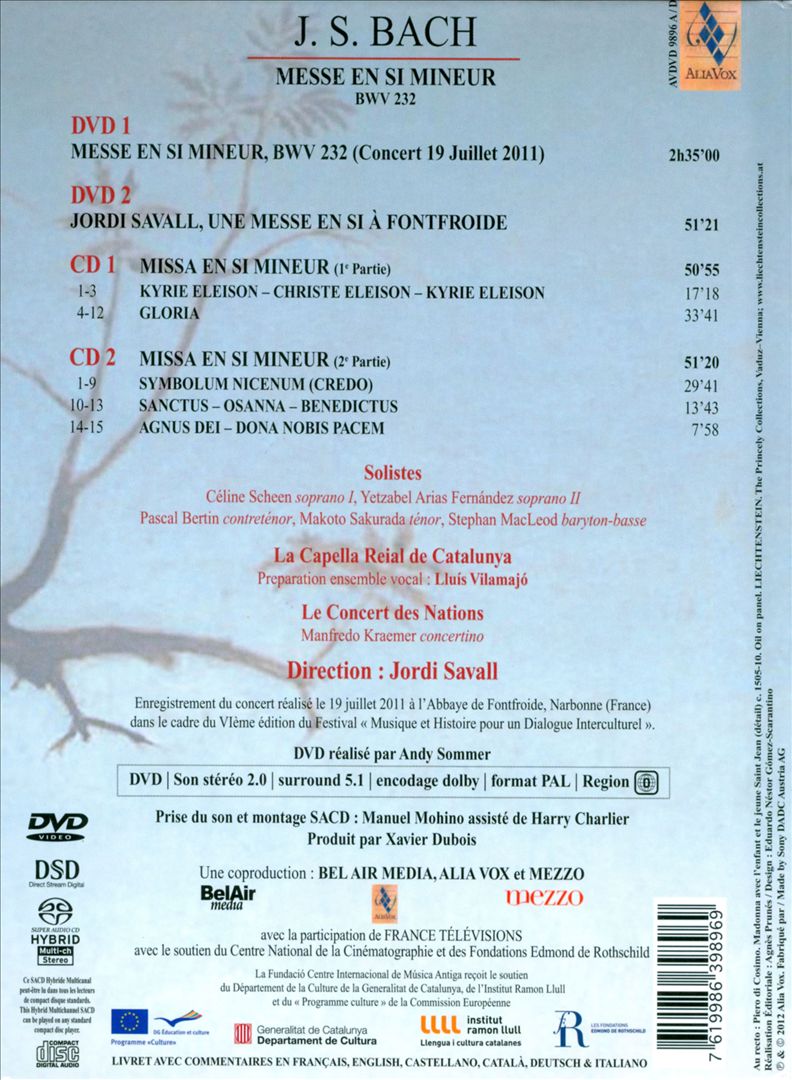 Bach: Messe [DVD & SACD Box Set] cover art