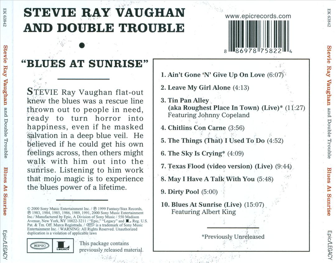 Blues at Sunrise cover art