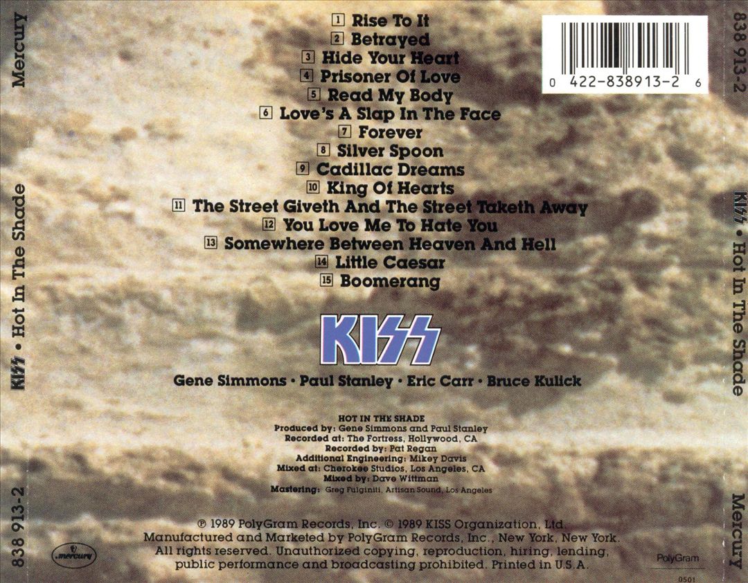 Hot in the Shade cover art